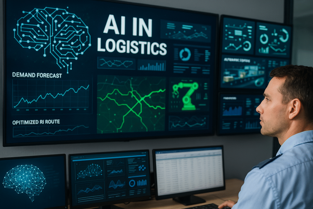 ¿Cómo mejora la IA los procesos logísticos?