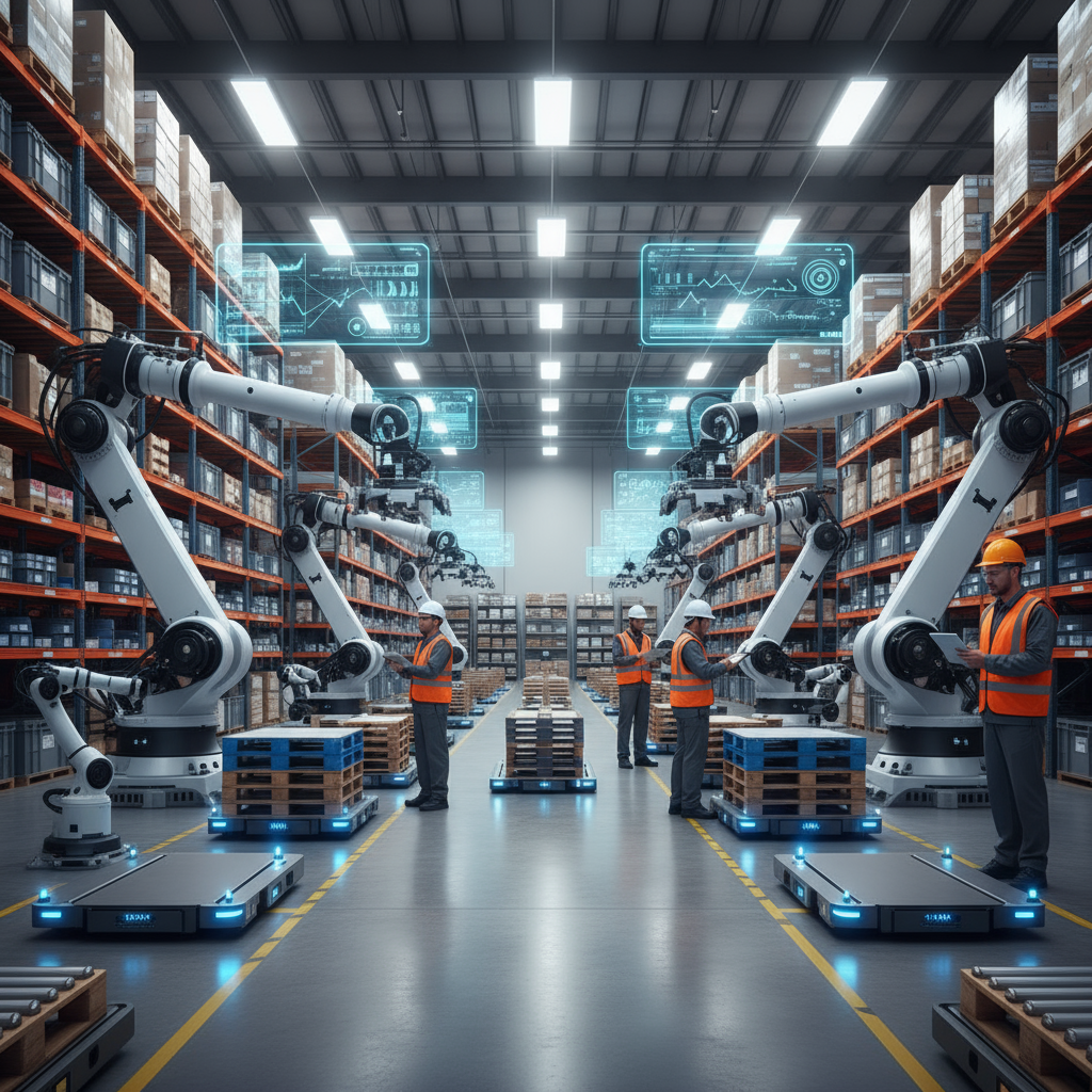Automatización logística: almacenes inteligentes y robótica