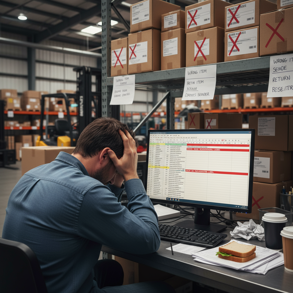 El coste real de usar Excel en inventarios