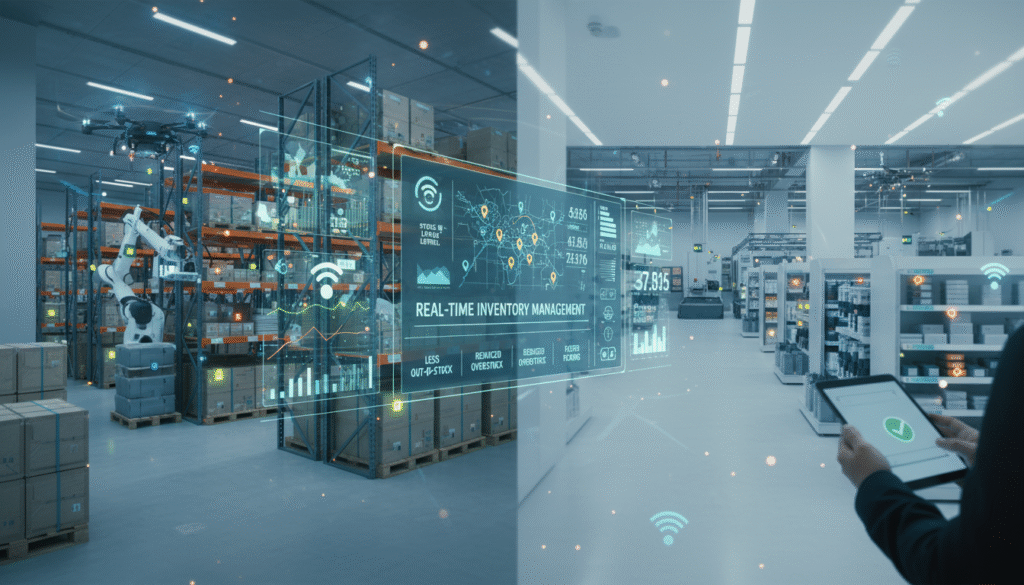Gestión de inventario en tiempo real con IoT guía práctica para retail, manufactura y 3PL