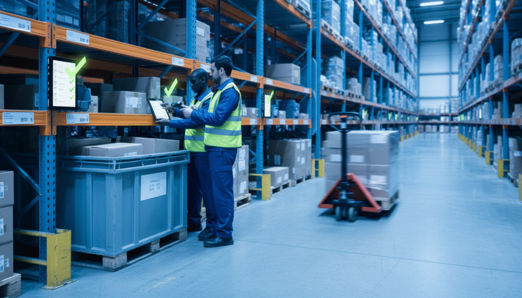 Beneficios del WMS en euros productividad, errores, inventario y espacio