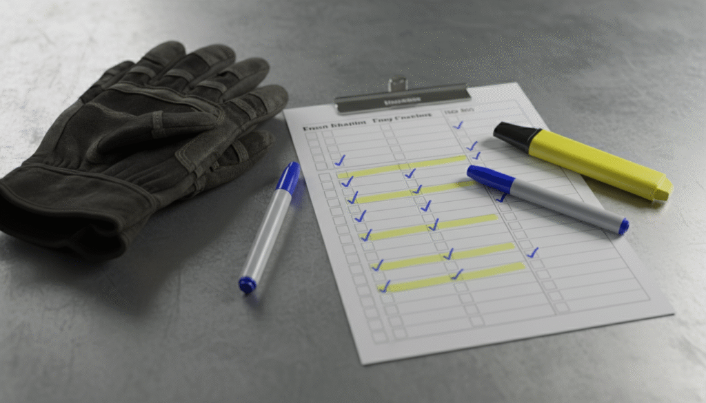 Checklist integral para ROI del WMS finanzas, operaciones, IT, datos, compliance y cambio