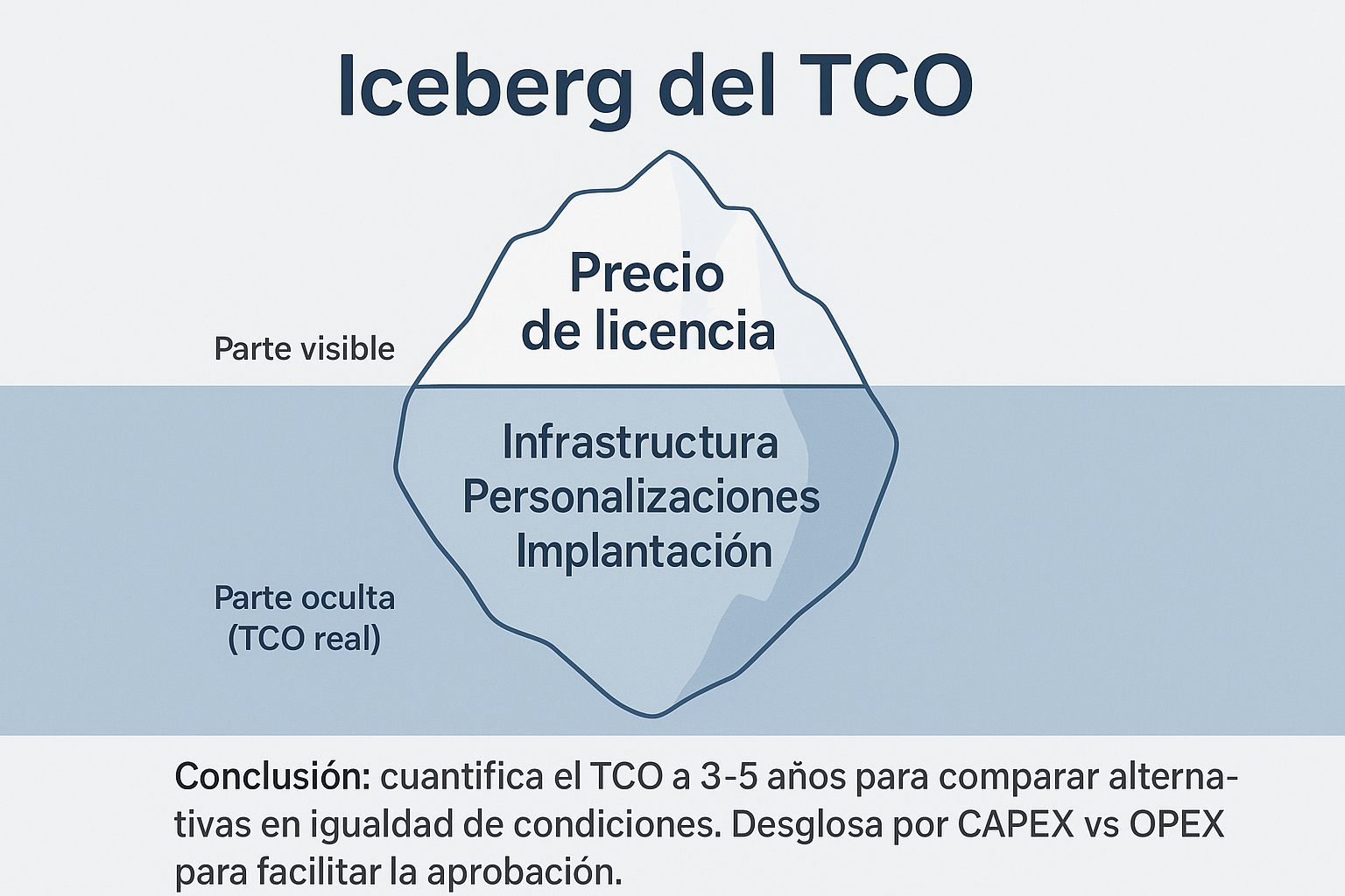 Iceberg del TCO