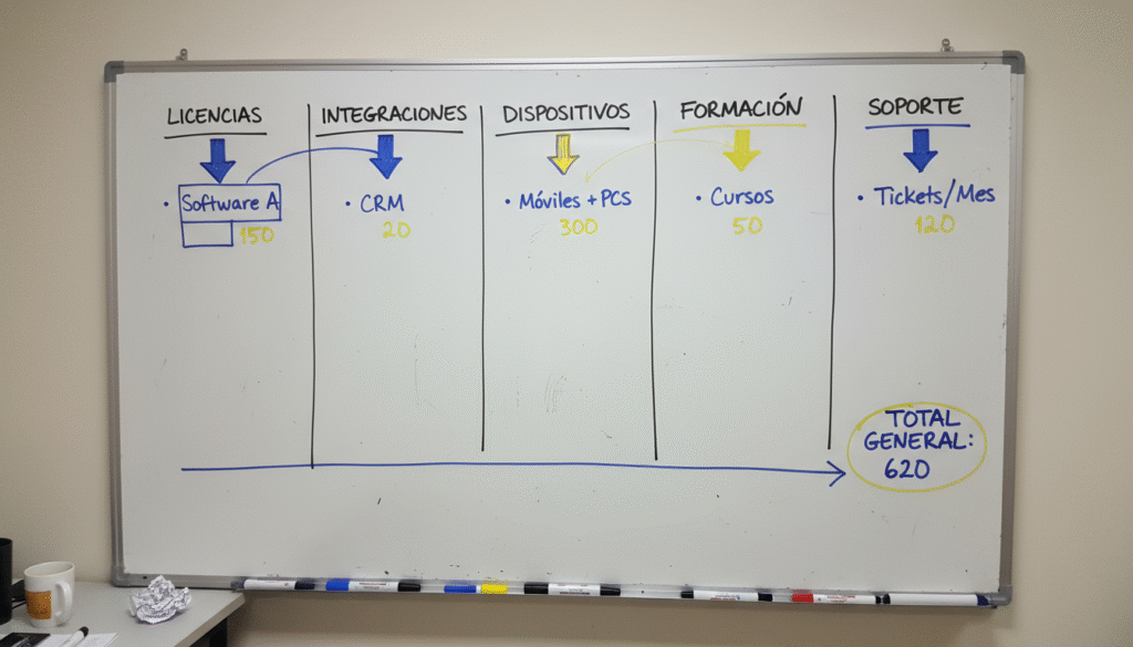 TCO del WMS qué incluye realmente la inversión